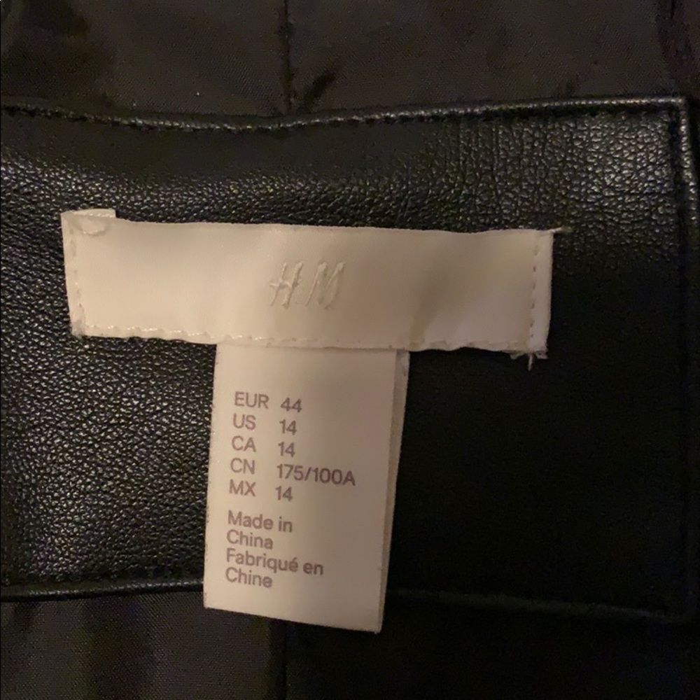 H&M Leather Jacket - Picture 2 of 2